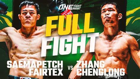 Saemapetch Vs Zhang One Full Fight One Championship The Home Of