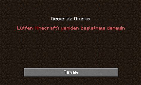 Çözüldü Minecraft Realms a girerken geçersiz oturum hatası