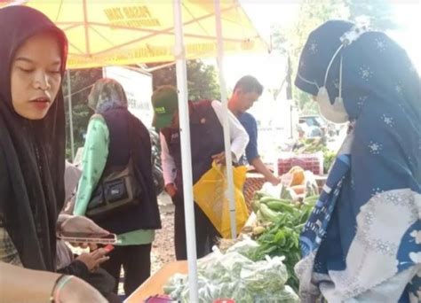 Pasar Tani Dinas Pertanian Lebak Diserbu Warga Ini Penyebabnya