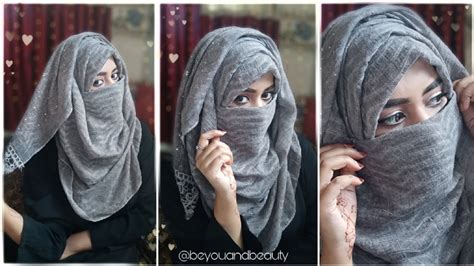 Easy Layer Hijab Tutorial With Niqab Full Coverage Hijab Everyday