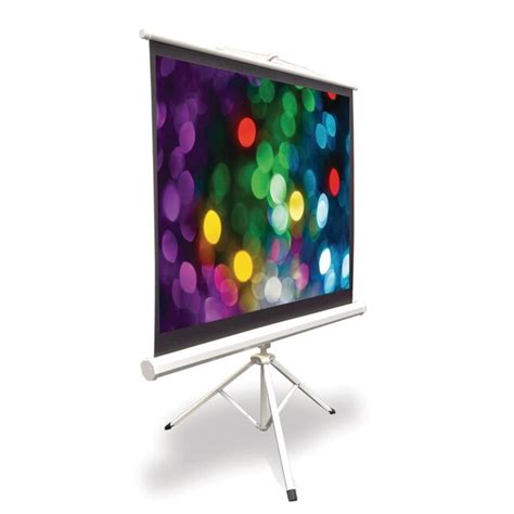 Pyle 5 In L X 49 25 In W X 7 5 In H Indoor Movie Screen Prjtp52 At