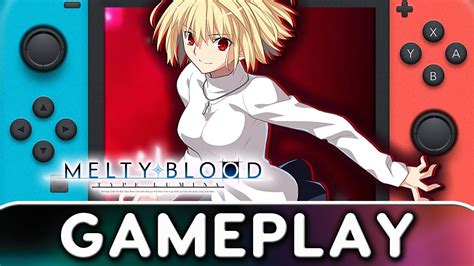 Melty Blood Type Lumina Nintendo Switch Gameplay Youtube