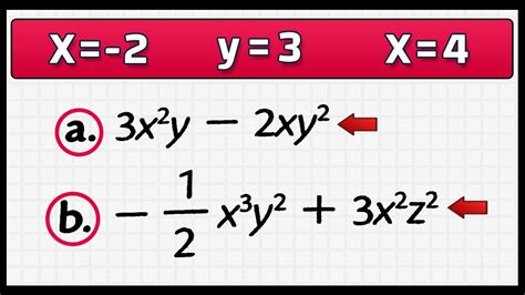 Calcula El Valor Numérico De Las Siguientes Expresiones Algebraicas