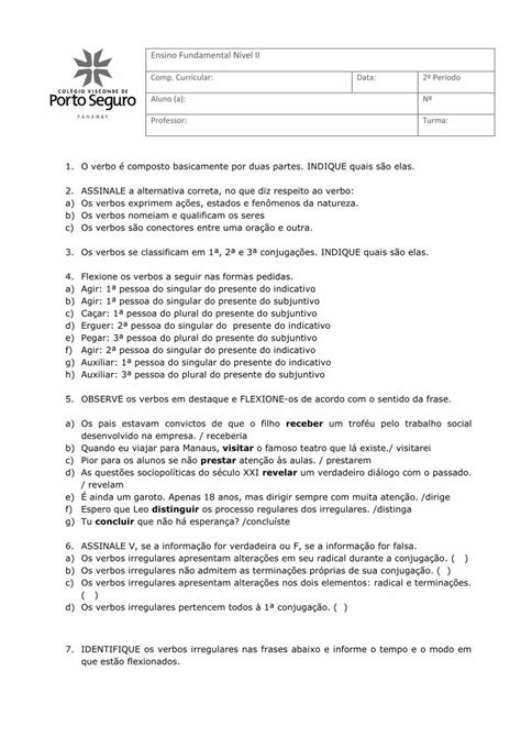 PDF Ensino Fundamental Nível II LEIA a tirinha abaixo e responda ao