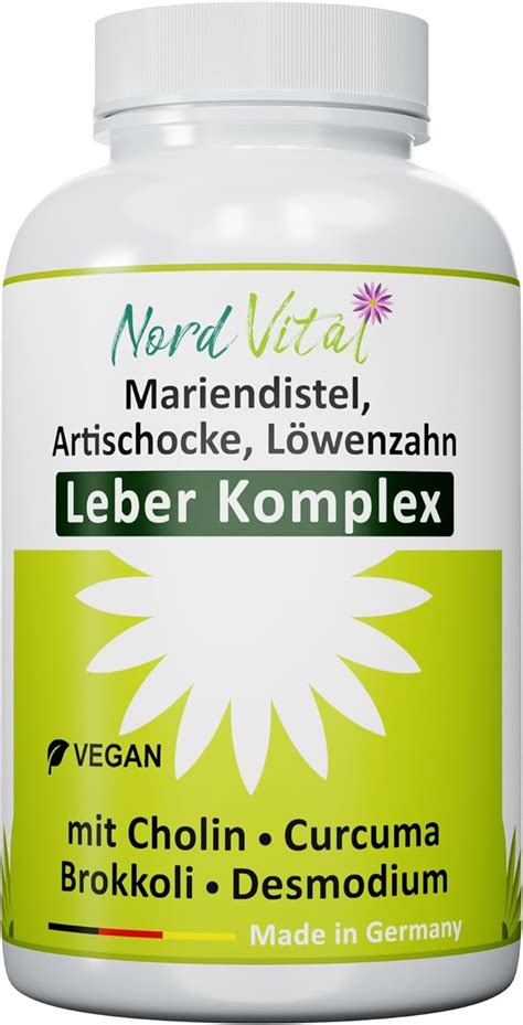 Neu Leber Komplex Mit Aktiven Inhaltsstoffen Mariendistel