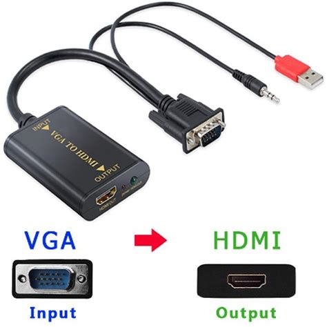 Alfais Vga To Hdmi Laptop Tv Kablo Evirici D N T R C Adapt R