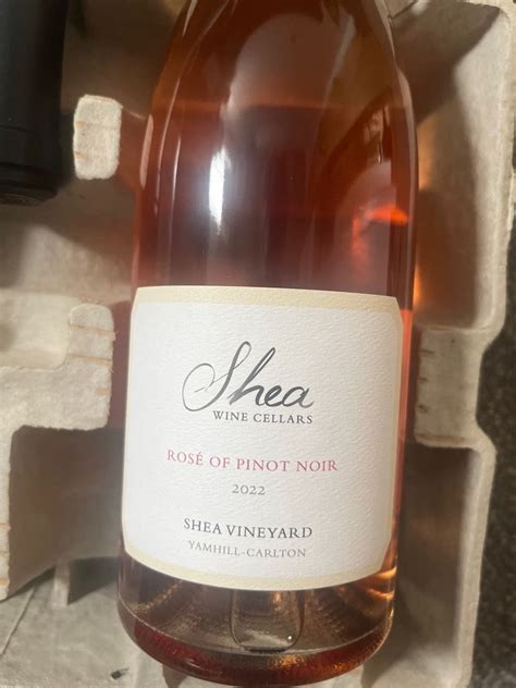 Shea Wine Cellars Ros Of Pinot Noir Shea Vineyard Usa Oregon