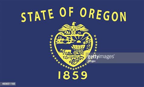 Oregon Flag High Res Illustrations Getty Images