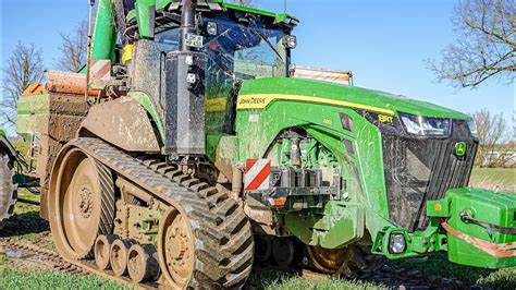 John Deere Rt Am D Nger Streuen Youtube