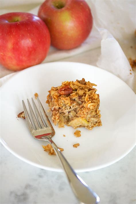 Apple Cinnamon Baked Oatmeal Just Jessie B