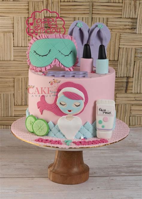 Spa Cake Spa Cake Spa Birthday Cake Spa Birthday Parties