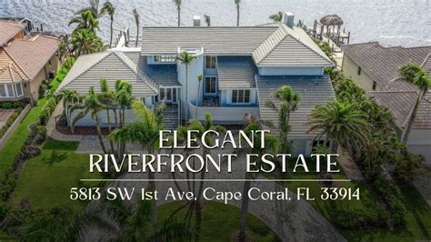 For Sale Sw St Ave Cape Coral Fl Waterfront Estate