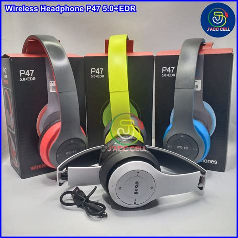 Jual HEADPHONE BLUETOOTH P47 P 47 Headset Bando Wireless Stereo Super