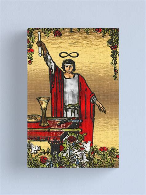 Tarot Gold Edition Major Arcana The Magician Canvas Print For