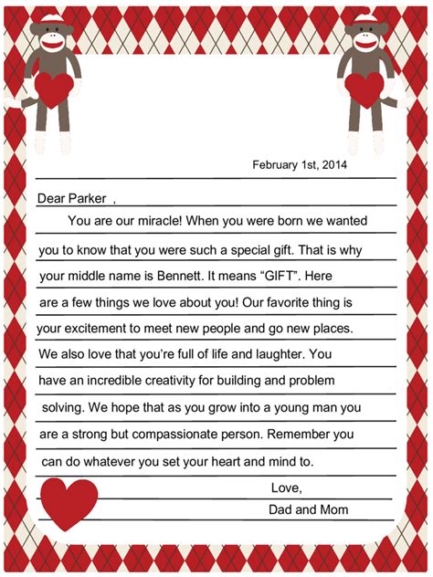 Valentines Day Letter Templates 6 Free Templates In Pdf Word Excel