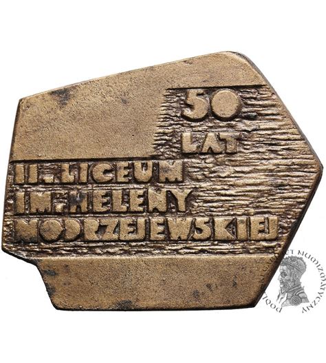 Polska Prl Pozna Medal Lat Ii Liceum Im