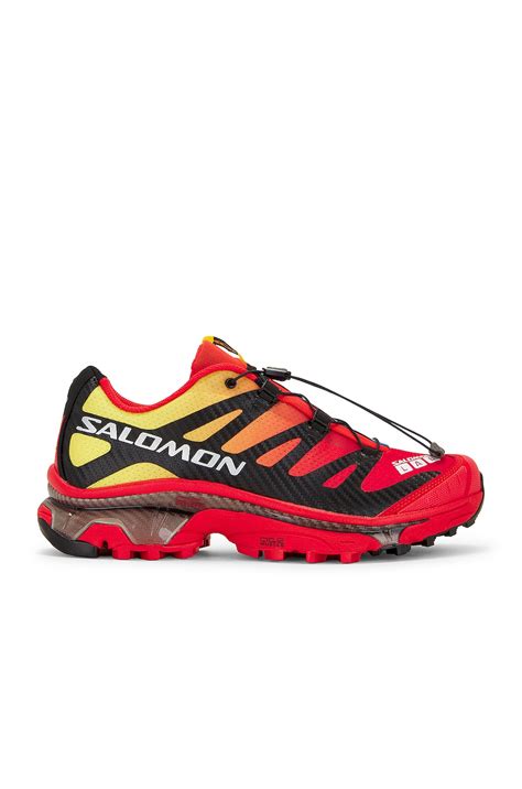 Salomon Xt Og Sneaker In Fiery Red Black Empire Yellow Fwrd