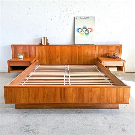 Midbin On Instagram Sold Danish Modern Teak Platform Bed Queen In