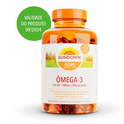 Ômega 3 Fish Oil 1000mg Sundown Vitaminas