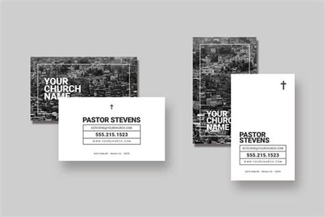 32+ Simple Church Business Card Templates - Creative Template