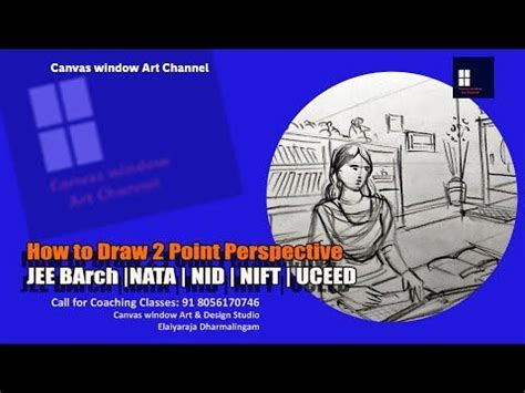 How To Draw Point Perspective Indoor Nid Nift Uceed Jee