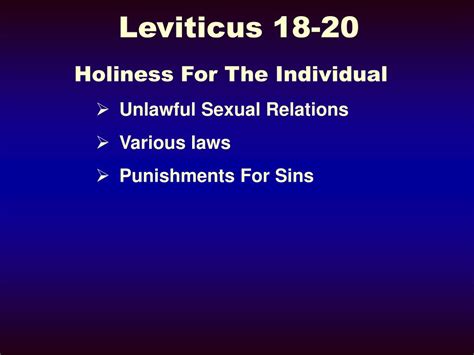 Ppt Introduction To Leviticus Powerpoint Presentation Free Download