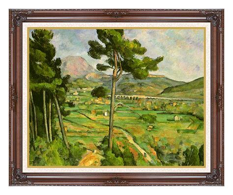 Mont Sainte Victoire Seen From Bellevue Paul Cezanne