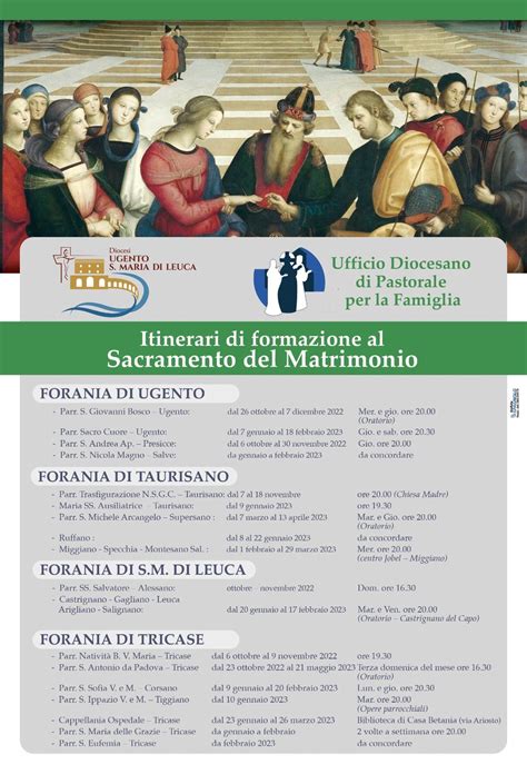 Itinerari Di Formazione Al Sacramento Del Matrimonio 2022 2023