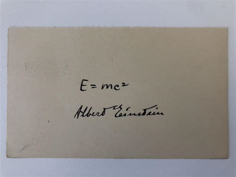 Albert Einstein Signature Cut Estatesales Org