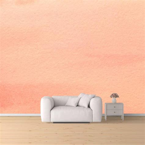 Bright Coral Colored Wallpaper