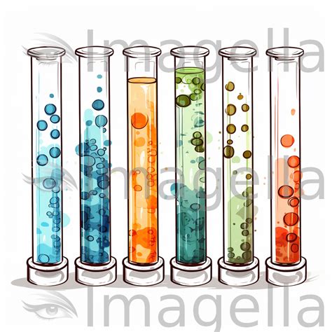 4k Test Tube Clipart In Impressionistic Art Style Vector And Svg Imagella