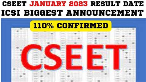 Cseet January Result Date Out How To Check Cseet January