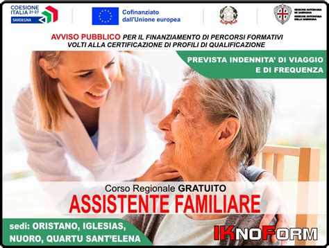 Assistente Familiare Iknoform Per La Formazione E Il Lavoro