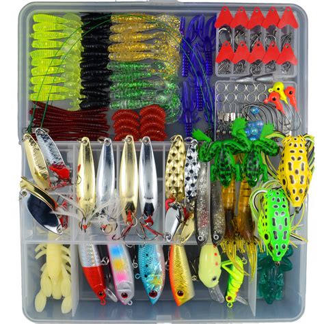 Fishing Lures Lot With Tackle Boxagadget 204pcslot Fishing Tackle