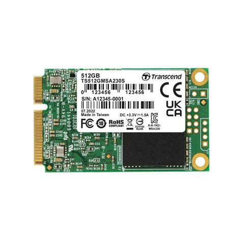 Transcend Msata Int Ssd Msa S Msa S Sata Iii Gb S Internal D