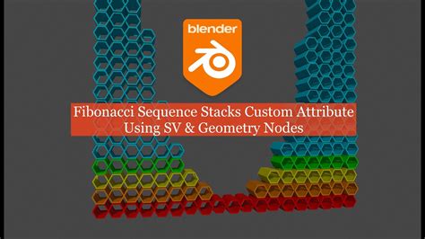 Livenoding Fibonacci Sequence From Sv Into Geometry Nodes Youtube