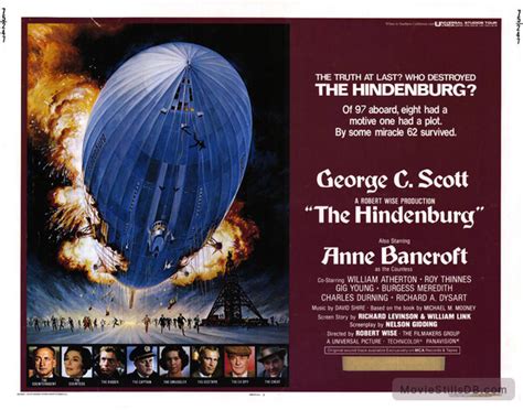 The Hindenburg - Lobby card with George C. Scott & Anne Bancroft