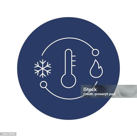Weather Temperature Meter Icon Vector Stock Illustration Download