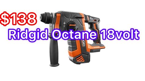 Ridgid Octane Volt Brushless In Sds Plus Rotary Hammer And Band