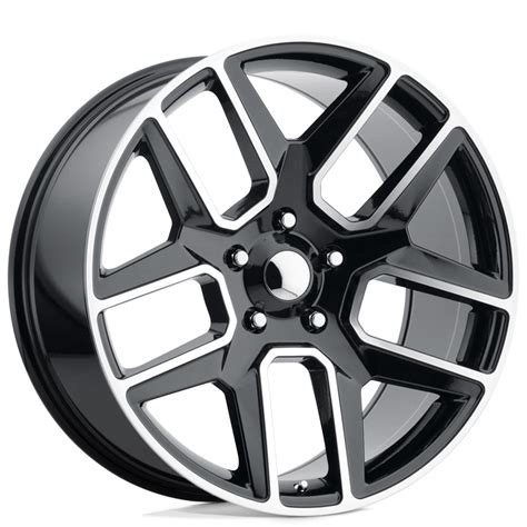 Performance Replicas Wheels Pr Gloss Black Machined Rims Oec