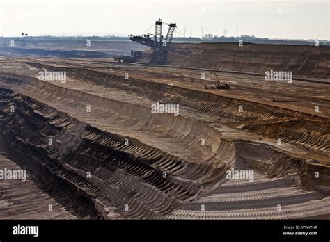 Brown Coal Surface Mining With Bucket Wheel Excavator Garzweiler