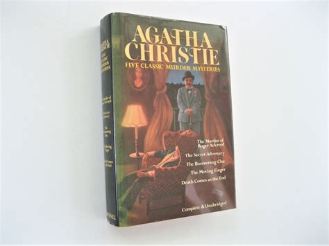 Agatha Christie: Five Classic Murder Mysteries Hardback Book - Etsy