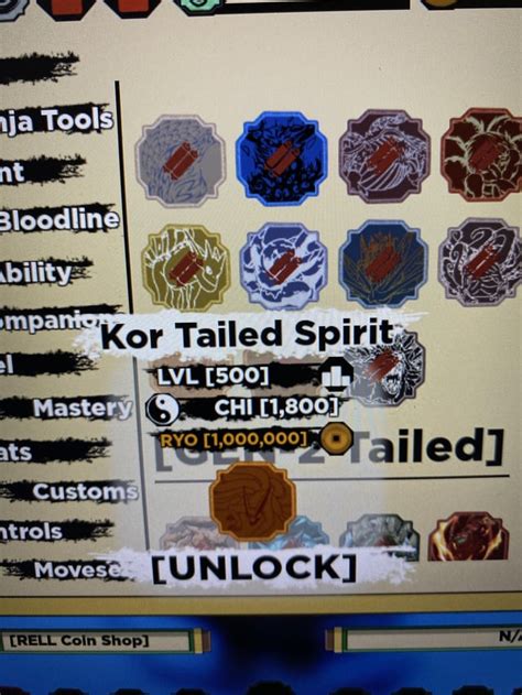 Got Kor Tailed Spirit 2nd try! : r/Shindo_Life