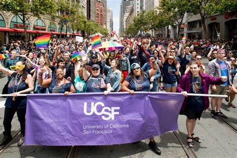 Hundreds March With Ucsf In 2017 San Francisco Pride Parade Uc San