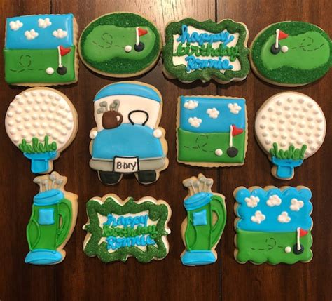 Golf Sugar Cookies Etsy