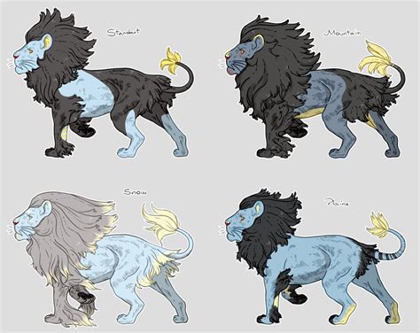 Luxray Variations by backinthefarm on DeviantArt