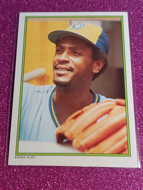 Earnie Riles 1986 Topps Glossy Send Ins 40 Milwaukee Brewers EBay