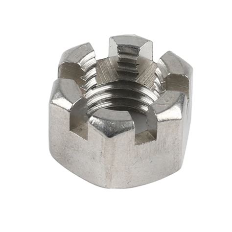 Steel Din Hexagon Slotted Castle Nuts Castle Nuts And Nut