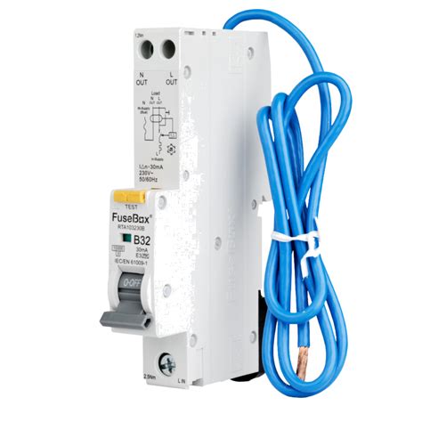 Fusebox Rta103230b B Curve 32 Amp Type A Rcbo 10ka 30ma Fusebox Three Phase Rcbo Pec Lights