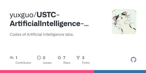 Github Yuxguo Ustc Artificialintelligence S Codes Of Artificial